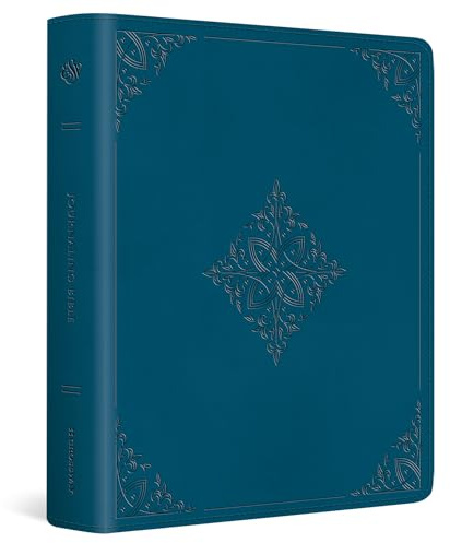 ESV Journaling Bible (TruTone, Deep Teal, Fleur-de-lis Design)