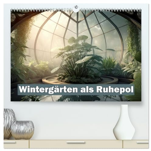 Wintergärten als Ruhepol (hochwertiger Premium Wandkalender 2026 DIN A2 quer), Kunstdruck in Hochglanz: Wintergärten als Naturerlebnisraum (CALVENDO Natur)