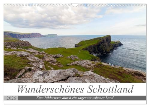 Wunderschönes Schottland - Bilderreise durch ein sagenumwobenes Land (Wandkalender 2026 DIN A3 quer), CALVENDO Monatskalender: Eine Reise durch die ... eines wunderschönen Landes. (CALVENDO Orte)