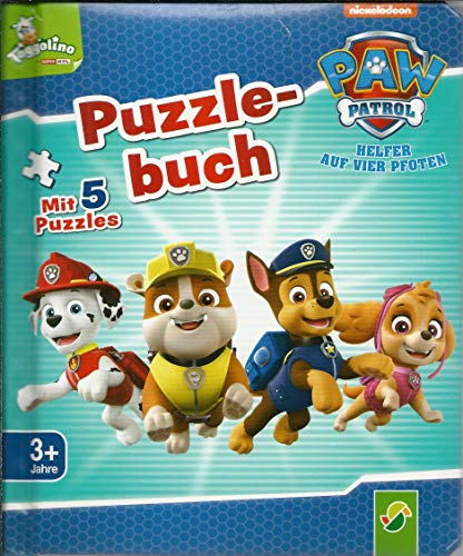 Paw Patrol Puzzlebuch Helfer auf vier Pfoten mit 5 Puzzles