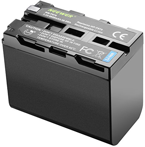 Neewer Reg 6600mAh Li-ION Batterie de Remplacement pour Sony NP-F970 NP-F960 NP-F975 NP-F570 NP