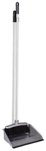 Apex Regina Plus Set alzaimmondizia Scopino e Paletta, Cromato, 24 x 20 x 88 cm