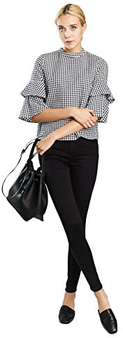 Vero Moda Female Slim Fit Jeans Vmseven Mid Rise Slim Fit Jeans
