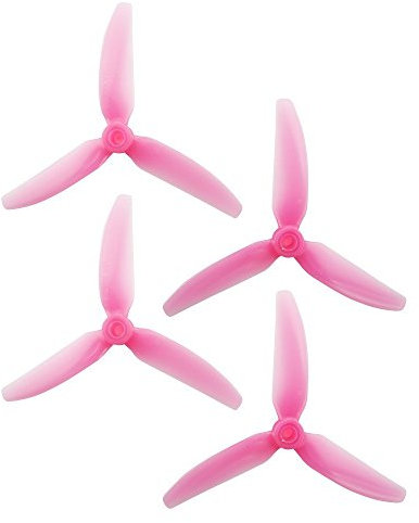 HQProp 5 Zoll Propeller DP 5x4.3x3 V1S PC - 3 Blatt Props Pink | FPV Props | CopterFarm
