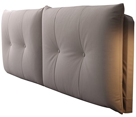 WENZHE Kopfteil Kissen Bett Rückenkissen Rückenlehne Technologie Tuch Antifouling Keine Wäsche Kissen Großer Rücken Einfach, 2 Arten, 5 Farben, 4 Größen (Farbe : 1#-with headboard, größe : 200cm)