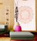 raajsee Wandteppich Mandala,Zimmer Deko, Roségold Wandtuch Boho WandDeko,Wandbehang Psychedelic 132 x 208 cms