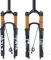 ZTZ MTB Magnesium-Legierung Luftfedergabel, Mountainbike Frontgabel, 25 cm Einbauhöhe (Remote Locking, 26)