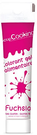 ScrapCooking Colorant Gel Rose Fuschia 20 g - Gel Alimentaire Pâtisserie - 7139