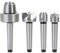 ArtisanShow 4PCS MT1 Live Center Wood Lathe Drive Spur Cup Set Wood Lathe Turning Spur Cup Center Set, for Wood and Metalworking Lathe Woodworking Thimble with Wooden Case