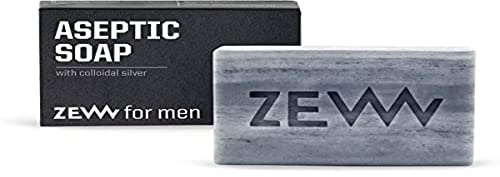 ZEW for Men Aseptic Soap with Colloidal Silver 85m