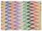 SSCYHT Buntes Sicherheitsnetz für Kinder, Balkontreppe Anti-Fall-Netz Kindergarten Dekorativer Zaun Nylonseil Netz Absturzsicherung 6mm,6cm,2x2M(7x7ft)
