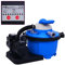vidaXL Pompe de Filtration à Sable avec Minuterie Electrique Filtre à Sable Filtre de Piscine avec un Pré-filtre Durable 450 W 25 L