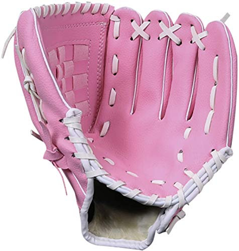 ZYYRSS Baseballhandschuh Sportschlaghandschuhe mit weichen, soliden PU-Lederverdickungskrügen Softballhandschuhe 12,5 Zoll für Jugendliche Erwachsene, linker Handschuh für Rechtshänder