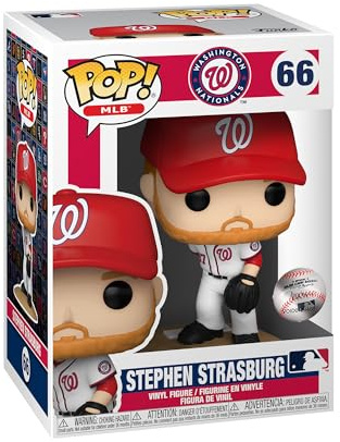 Funko POP! MLB: Nationals - Stephen Strasburg - (Home Uniform) - Vinyl-Sammelfigur - Geschenkidee - Offizielle Handelswaren - Spielzeug Für Kinder und Erwachsene - Sports Fans