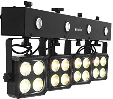 EUROLITE AKKU KLS-180 Kompakt-Lichtset | Komplette DMX-LED-Lichtanlage mit wiederaufladbarem Akku