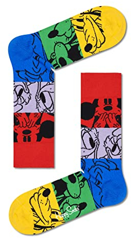 Happy Socks Unisex Farverige venner sok Socken, Mehrfarbig, 36-40 EU