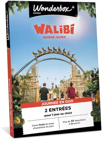 Tick'n Box – Geschenkbox – Unterhaltung – Walibi Rhône-Alpes – 2 Plätze für einen Tag zur Auswahl in Walibi Rhône-Alpes