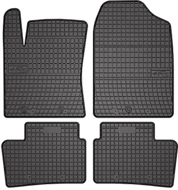 OMAC Gummi Fußmatten kompatibel mit Hyundai i10 2013-2019 Automatten Gummi Schwarz 4tlg