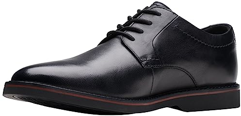 Clarks Herren Atticus Ltlace Oxford, Schwarz, 44.5 EU