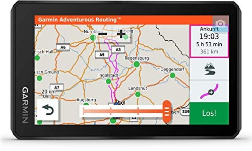 Garmin [renewed] zūmo XT – wasserdichtes Motorrad-Navi für On- & Offroad mit ultrahellem 5,5“ (14 cm) HD-Touchdisplay und EU-Karte. Mit Adventurous Routing, Satellitenbildern [Generalüberholt]