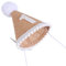 Gogogmee 1Stück Leinen Geburtstags Partyhut für Geburtstag Kopfbedeckung mit Pompon Foto Requisite für Jungen und Mädchen Birthday Hat Headdress