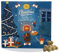 Adventskalender: Natürliche Hundekekse Apfel, Kokosnuss und Mandeln | Lecker, gesunder und weihnachtlicher Hundesnack | Erleben Sie die Magie von Weihnachten mit Ihrem Hund | 24 Stück - 70 g | Hygge