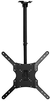 TV Standfuss Decken-TV-Halterung, voll bewegliche 360-Grad-Drehung, neigbare TV-Halterung, für 42 bis 55 Zoll TV-Schwenk- und Neigehalterung (Größe: 0,85–4,5 m)