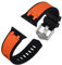 Anbeer Banda incisa a scacchiera bicolore compatibile con i cinturini per Apple Watch, cinturino sportivo in silicone morbido ed elegante per iWatch Serie Ultra/Ultra2/9/8/SE/7/6/5/4/3/2/1