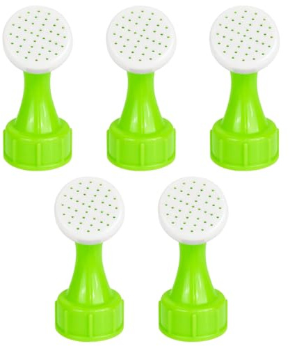 Sarini 5-Pack Bottle Top Sprinkler DIY Small Watering Can Plastic Plant Waterer Suitable for Drinking Bottles Seeds Seedlings Garden Irrigation