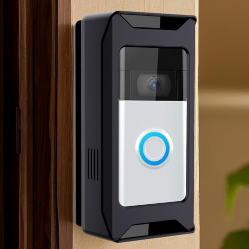 Supporto per campanello video antifurto compatibile con campanello per fotocamera wireless Ring/Blink, supporto per campanello ad angolo regolabile senza trapano per batteria, accessori per case,