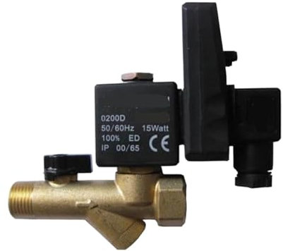 LEJDI Compresseur d'air électronique entièrement Automatique, 220V, 1/2 Pouces, minuterie, vanne de vidange Automatique, 1 pièce(220vac,Opt A)