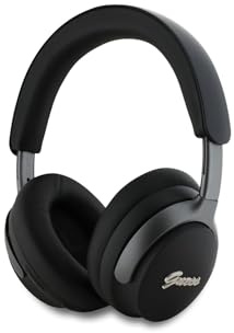 Guess Wireless Headphones with Sound Studio PU Leather with ANC/ENC Logo (Black)