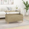 SXJEQOC Couchtisch höhenverstellbar Sonoma-Eiche 90x44,5x45 cm Beistelltisch für Wohnzimmer mit Stauraum und robuster Tischplatte für Couch Sofa