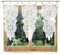 Home Dekorator Weiß Schiebegardinen Küche 40x130cm | Küchengardinen Modern | Scheibengardine aus Spitzenstoff | Fenstergardinen Spitze | Gardine Küchenfenster Traumfänger (1 Stück)