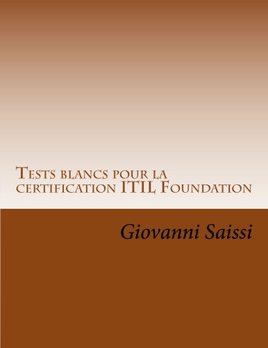 Tests blancs pour la certification ITIL Foundation