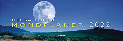 Mondplaner 2022: Tischkalender 32,0 x 10,7 cm
