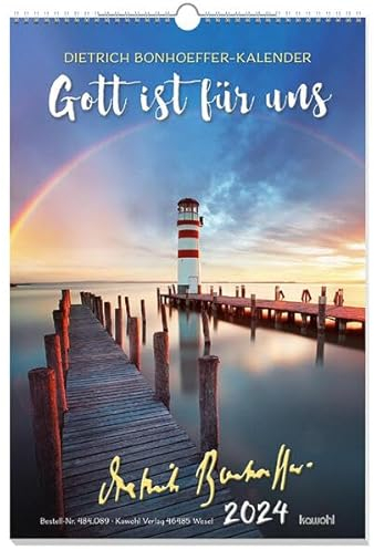 Gott ist für uns 2024: Dietrich Bonhoeffer-Kalender
