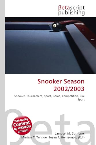Snooker Season 2002/2003: Snooker, Tournament, Sport, Game, Competition, Cue Sport