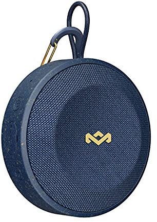 Marley NO Bounds Altavoz inalámbrico Bluetooth, Tiempo de reproducción de hasta 10 Horas, Resistente al Polvo a Prueba de Agua, Azul