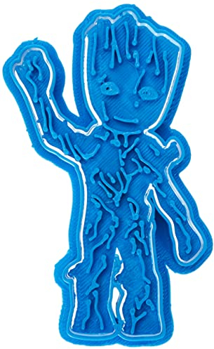 Cuticuter Groot Baby Entero Guardianes De La Galaxia Ausstechform, Kunststoff, blau, 8x7x1.5 cm