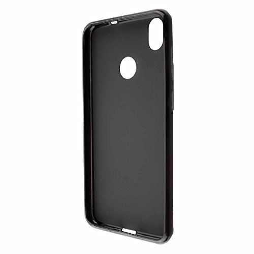 caseroxx Schutzhülle für Neffos C7 in schwarz – Flexibles TPU-Case aus stoßfestem Gummi, passgenaue Handy-Tasche mit Kantenschutz & rutschfestem Grip
