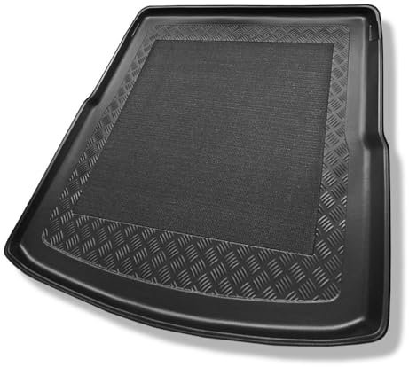 Mossa - Kofferraumwanne kompatibel mit VW Volkswagen Golf VII Variant (09.2013-06.2020) - Kofferraummatte rutschfest Schutzmatte - S