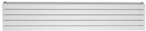 Pinta Horizontal Radiator | Flat Panel Double Column | Central Heating | Living Room Hallway Bathroom Kitchen Radiator | 340 x 1600| White