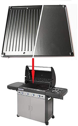ALTIGASI Prime - Ricambio Originale - Piastra in GHISA Reversibile per Piano Cottura Barbecue 4 Series CAMPINGAZ