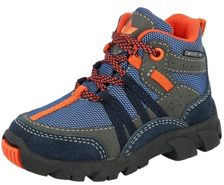 Lico Unisex Kinder Moritz Tex Schneestiefel, Marine Grau Orange, 23 EU
