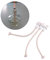 7Pcs Algodón Alcohol Antorcha Mecha con Base de cerámica Sifón Botella de Vino Aceite Vela Lámpara Fibra Vidrio Combustible Mecha de cerámica Mecha de Queroseno Resistente al Calor