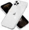 Kaliroo Cover Glitter compatible with IPHONE 12 PRO MAX Case, Sparkly See Through Diamond Protective Silicone Bumper, Slim Shiny Mobile Phone Back Protector Clear Bling Coverage, Color:Transparent