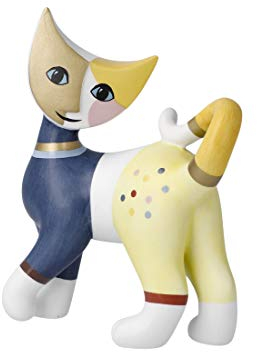 Goebel Katze Elia von der Künstlerin Rosina Wachtmeister aus Biskuit-Porzellan, 31-374-01-1, Bunt