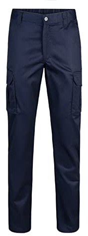 Velilla Herren 103001 Hose mit Mehreren Taschen, Farbe Navy, Arbeitshose, Marineblau, Größe 54 Slim