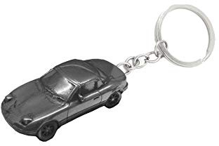 Hand Creations Classic Car MX5 Schlüsselanhänger mit 3D-Design und Zinn-Effekt